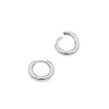 Tom Wood Classic Hoop Earrings Small Silver