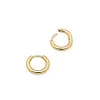Tom Wood Classic Hoop Earrings Small Gold