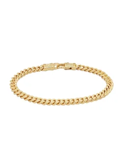 Tom Wood Curb Bracelet L Gold