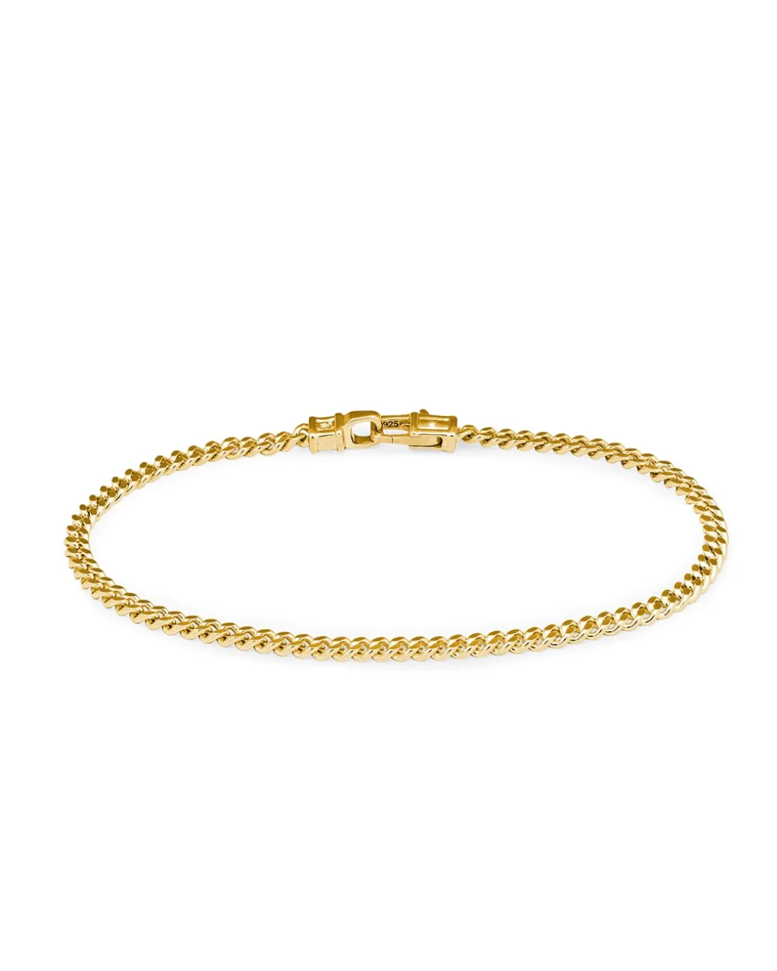 Tom Wood Curb Bracelet M Gold