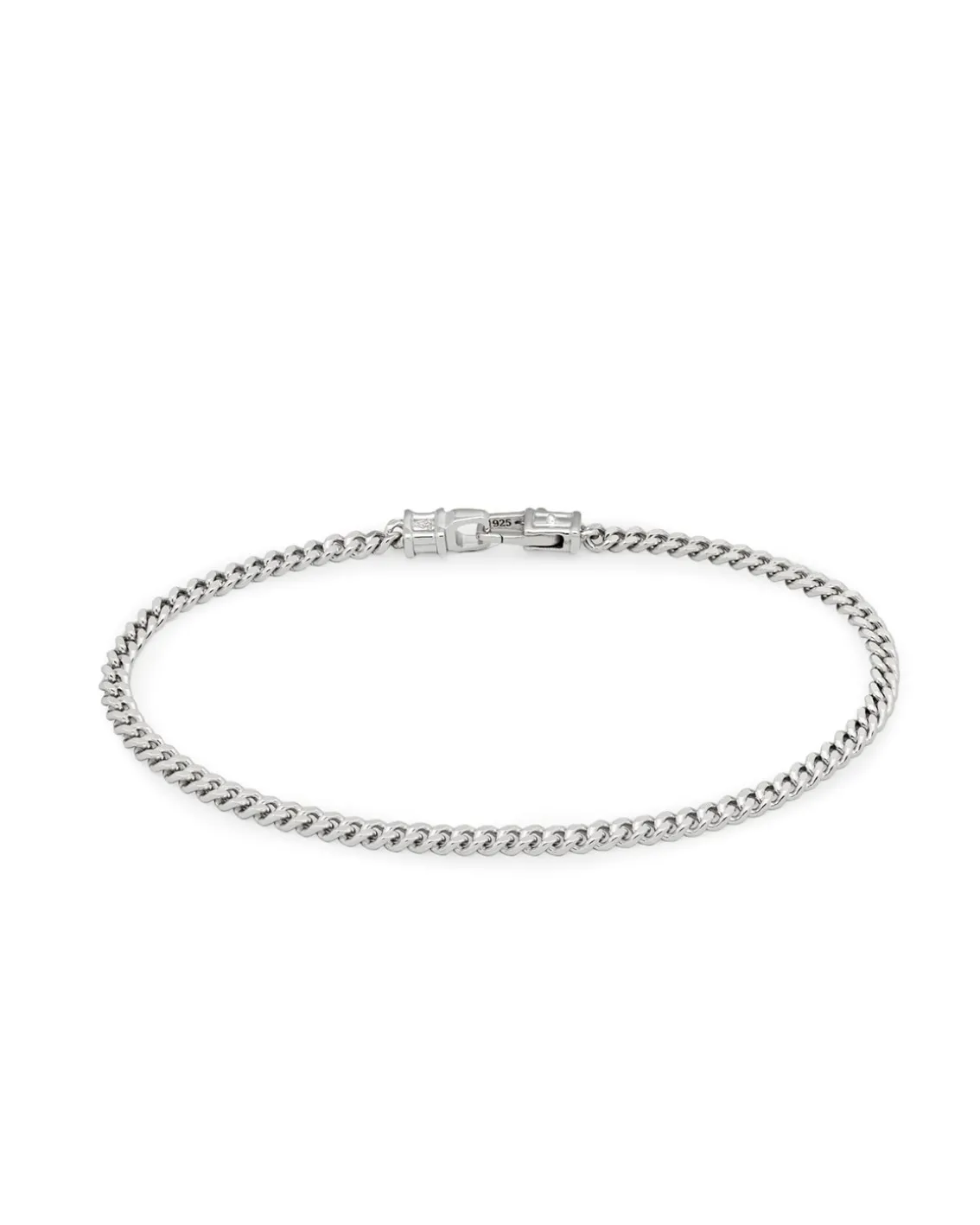 Tom Wood Curb Bracelet M Silver