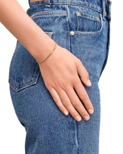 Tom Wood Curb Bracelet M Gold