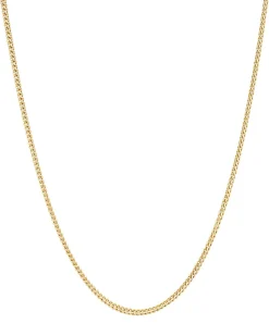 Tom Wood Curb Chain Necklace Slim Gold