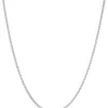 Tom Wood Curb Chain Necklace Slim Silver