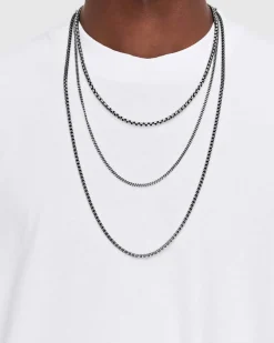 Tom Wood Curb Chain Necklace M Silver