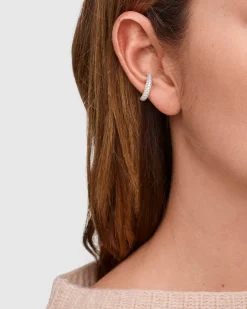 Tom Wood Ear Cuff Zirconia Silver
