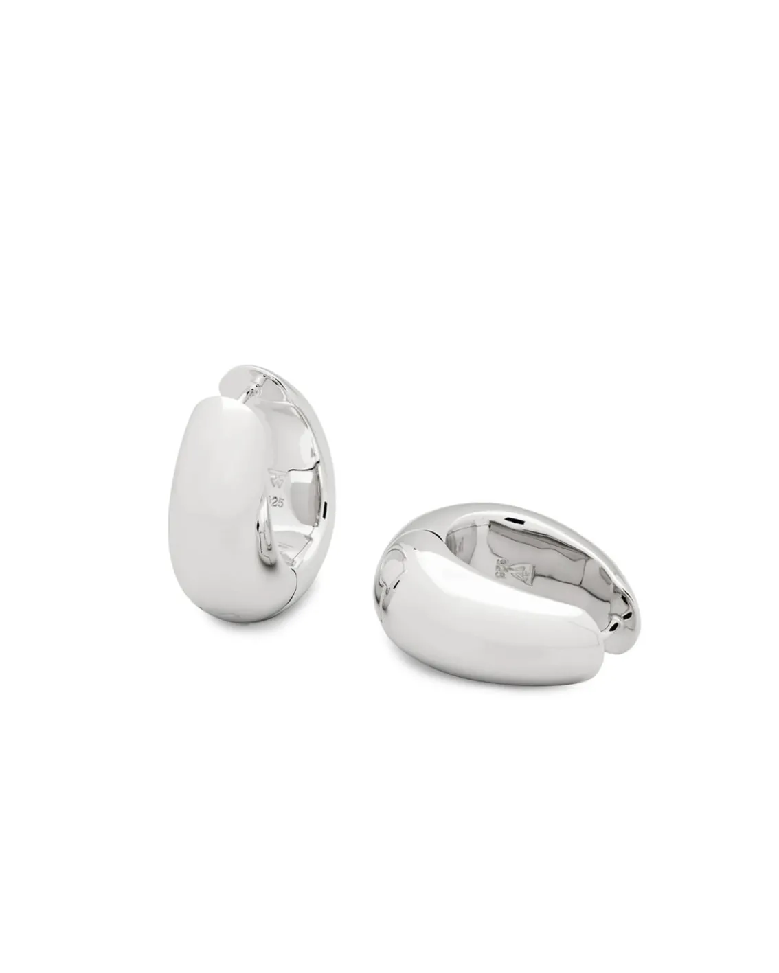 Tom Wood Ice Hoop Medium Silver