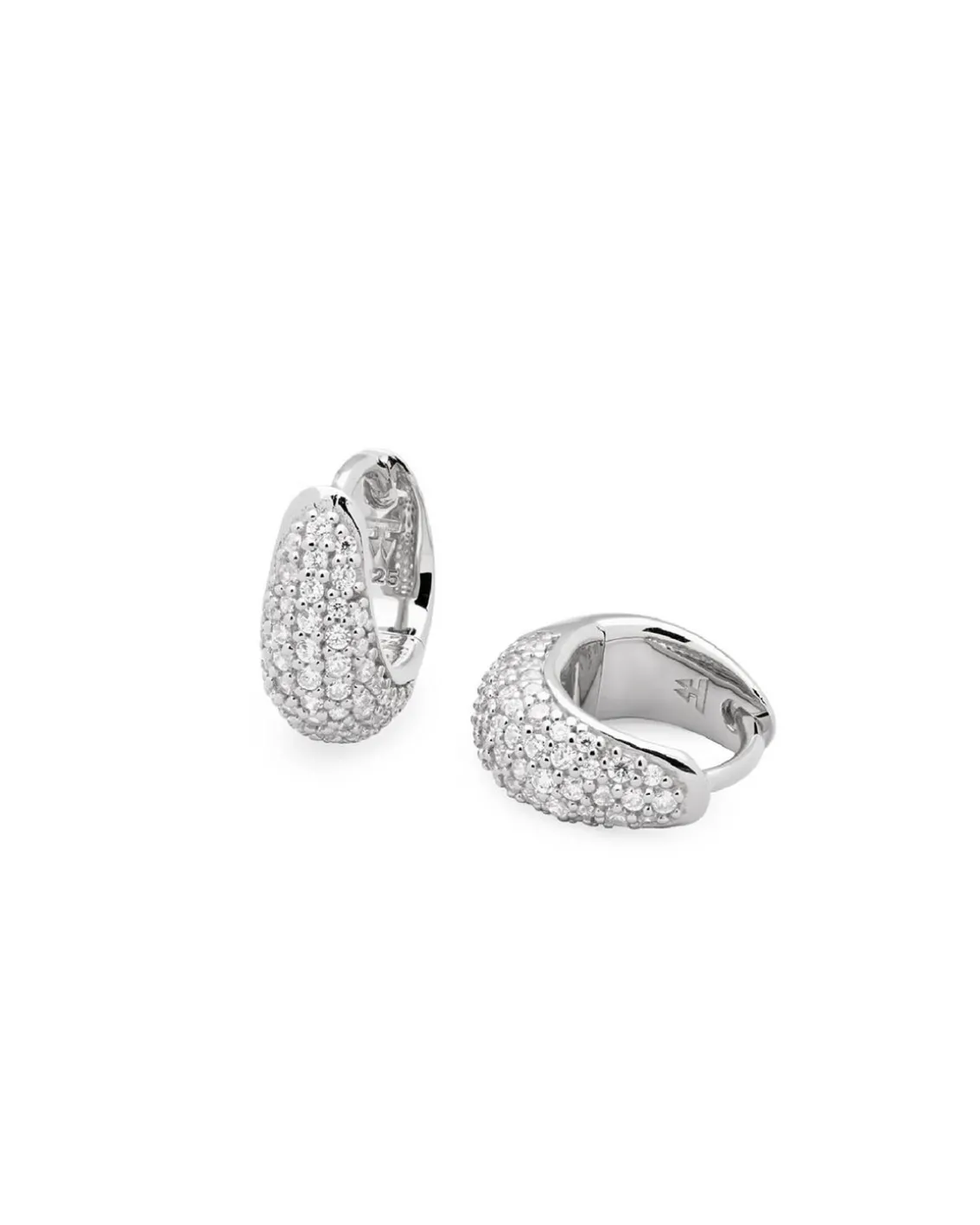 Tom Wood Ice Huggie Pave Silver