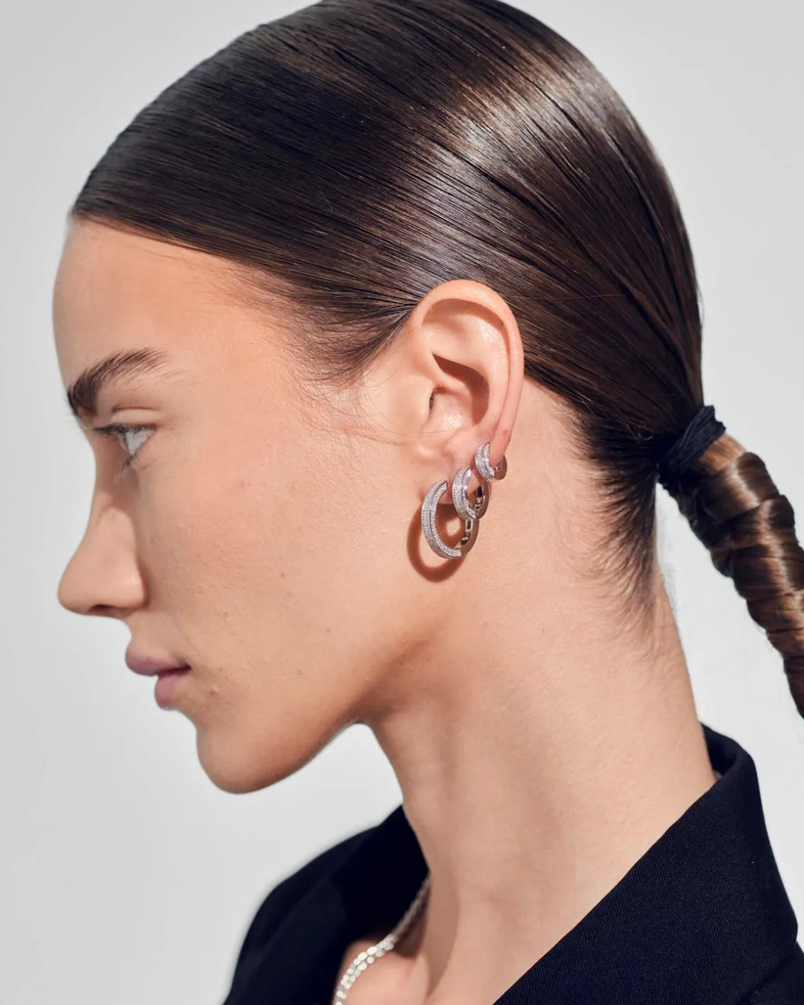 Tom Wood Nova Hoops Small Silver