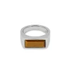 Tom Wood Peaky Ring Tiger Eye