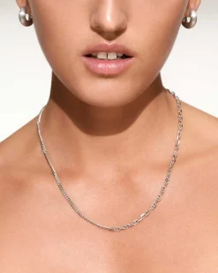 Tom Wood Rue Chain Necklace Silver