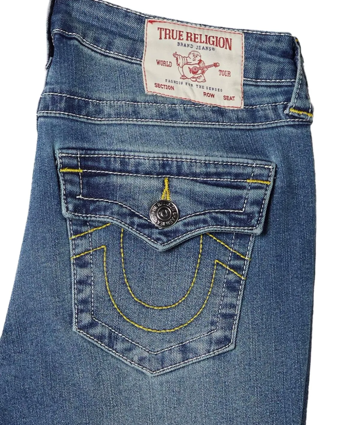 True Religion Becca Boot Cut Flap Jeans Arabella