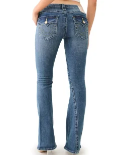 True Religion Joey Low Rise Flare Jeans Arabella