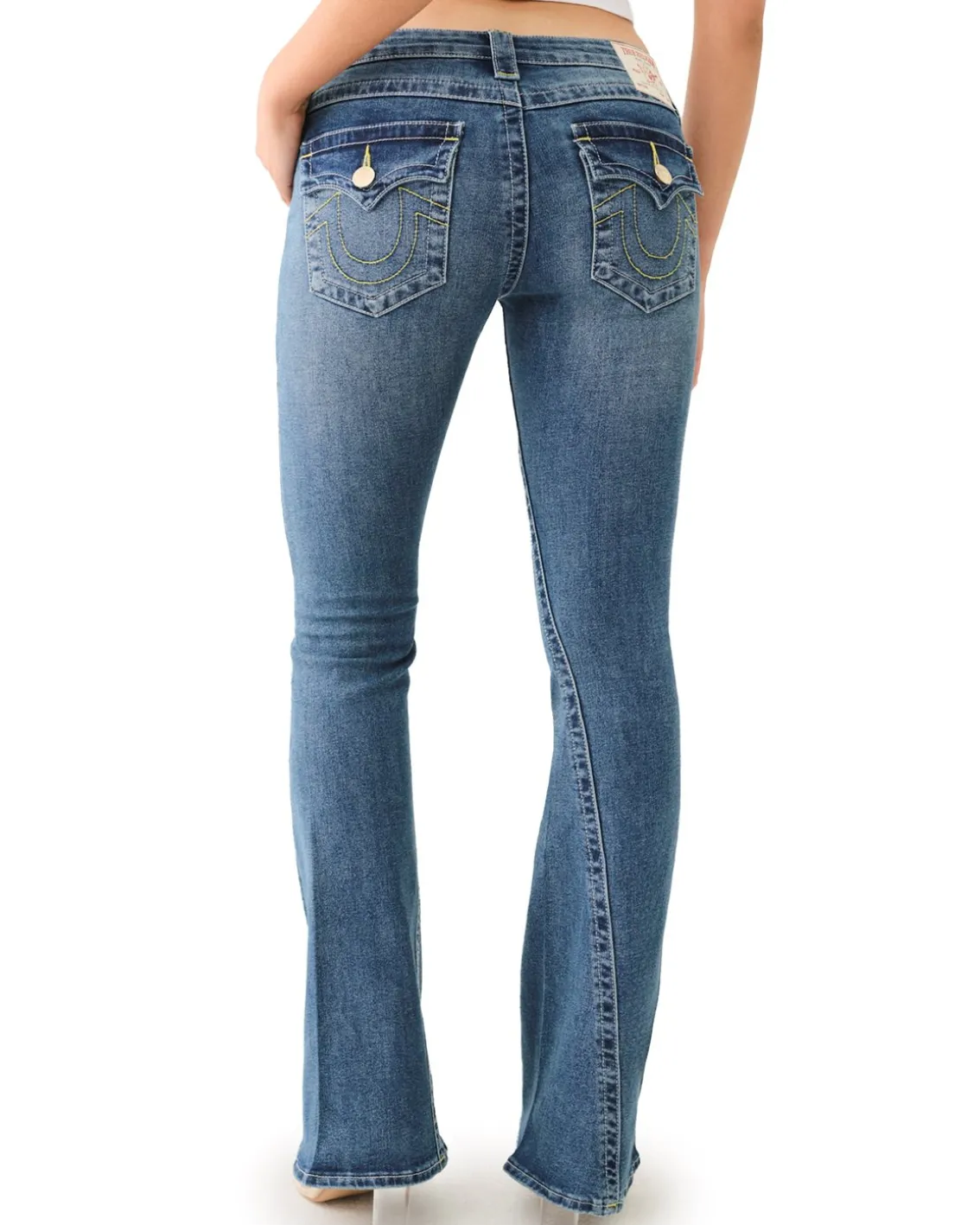 True Religion Joey Low Rise Flare Jeans Arabella