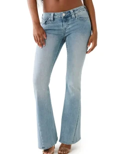 True Religion Joey Low Rise Flare Jeans Peak Spot