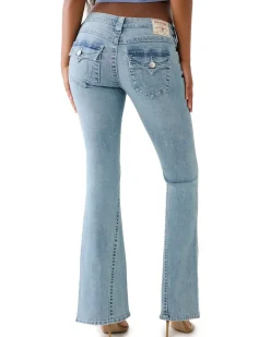 True Religion Joey Low Rise Flare Jeans Peak Spot