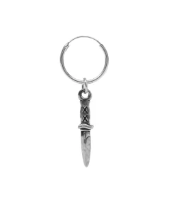 TwoJeys Bowies Knife Earring Silver