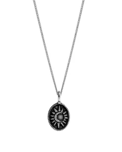 TwoJeys Midnight Necklace Silver