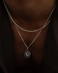 TwoJeys Midnight Necklace Silver