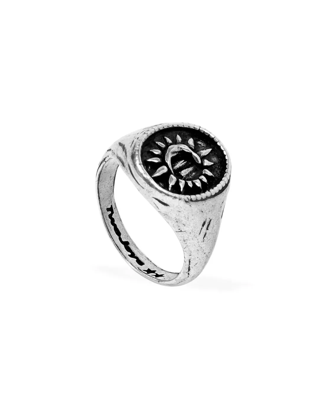 TwoJeys Midnight Ring Silver