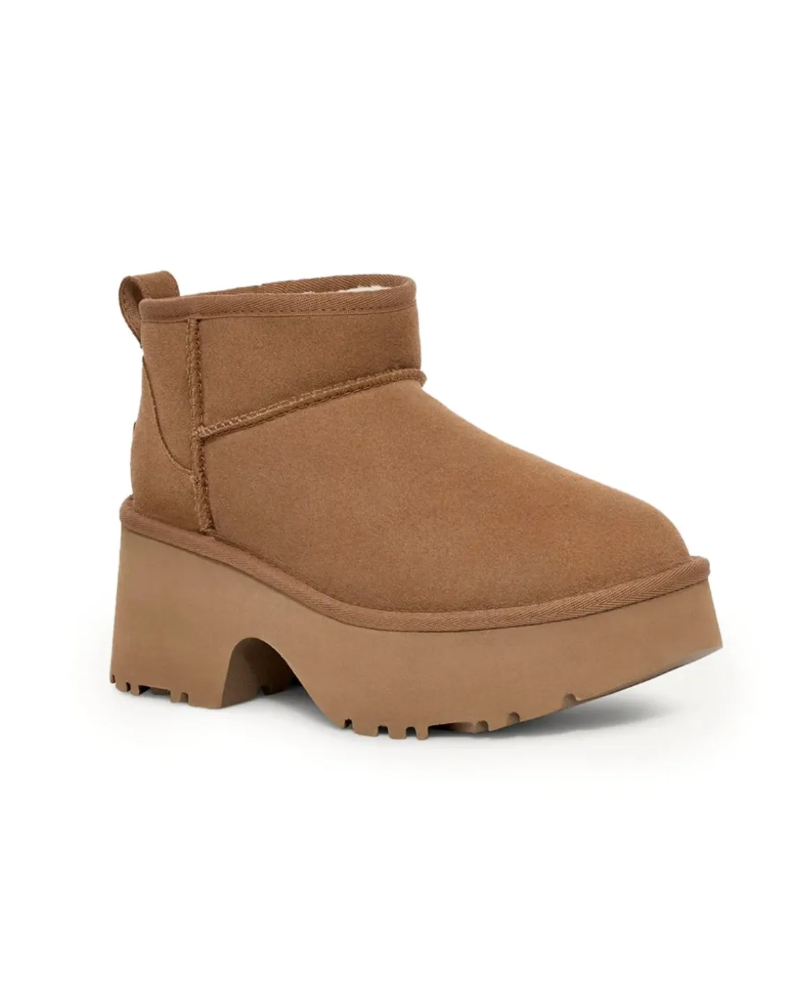 UGG Classic Ultra Mini New Heights Boot W Chestnut