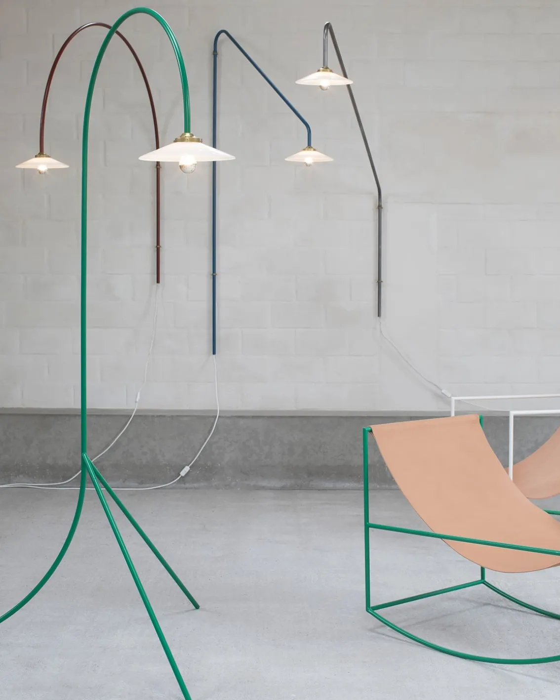 Valerie Objects Standing Lamp N°1 Green