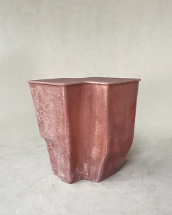 Vava Objects Clam Side Table Medium Coral
