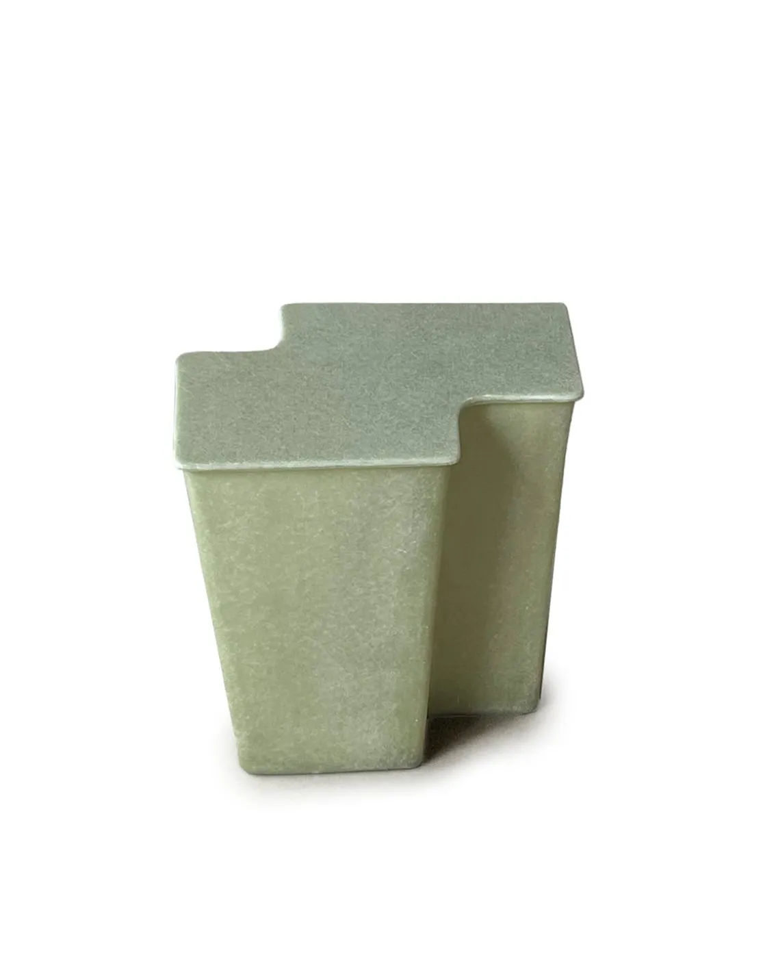 Vava Objects Clam Side Table Small Raw Green