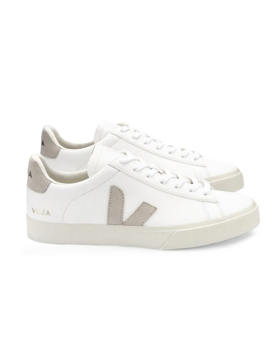 Veja Campo Chromefree Leather W Extra White/Natural Suede