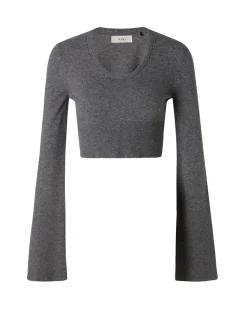 Àvora Calma Top Dark Grey Melange