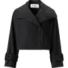 Àvora High Collar Jacket Black