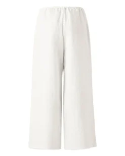 Àvora Linen Sailor Pant White