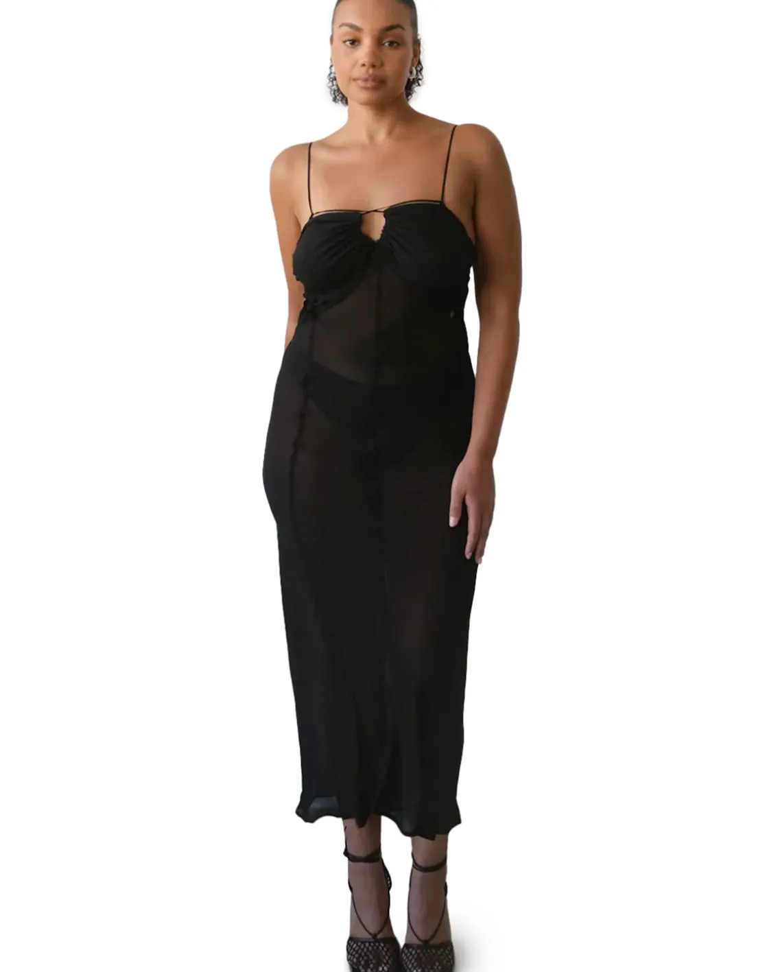 Àvora Portofino Slip Dress Black