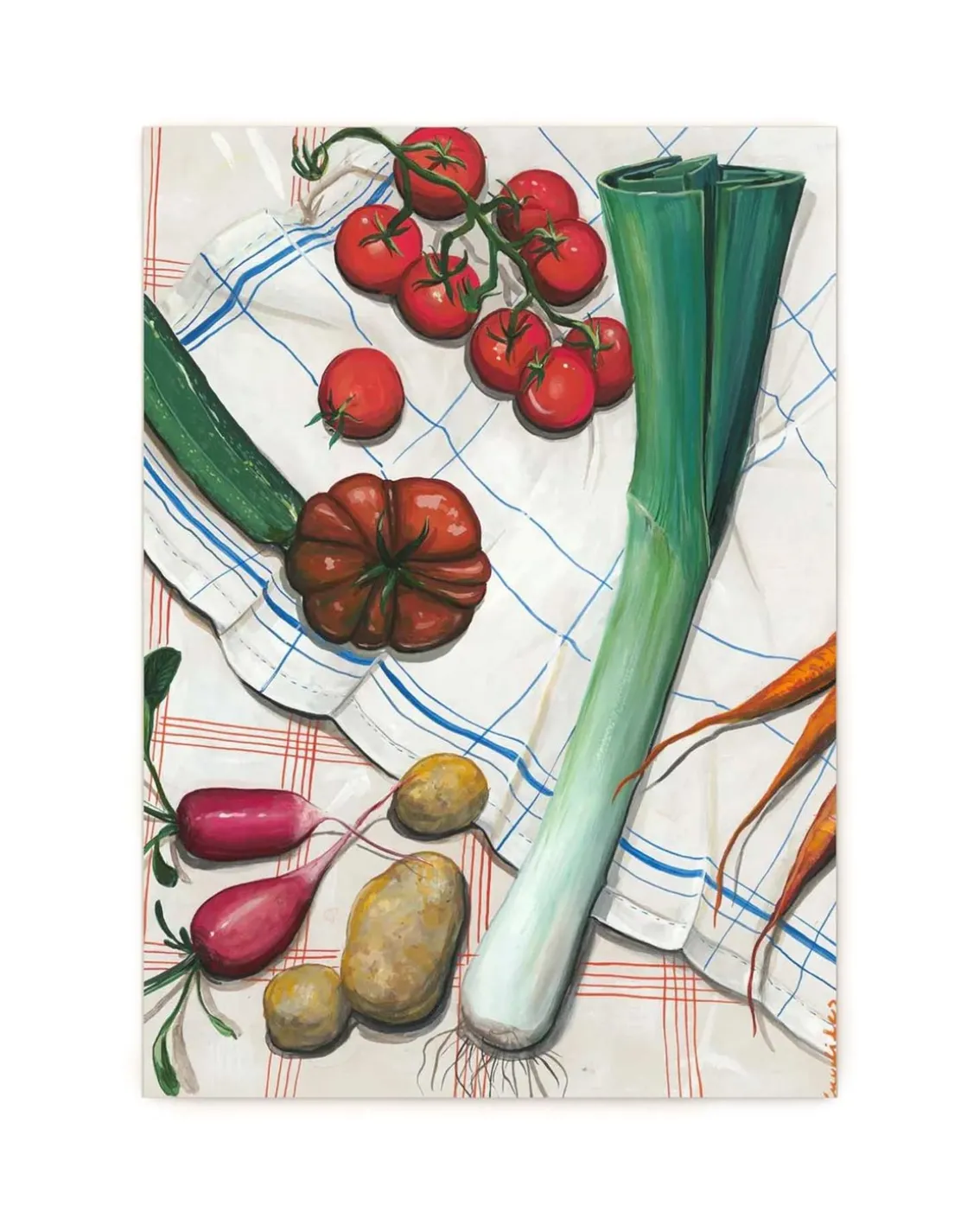 Wall of Art Garden Greens Limited Edition By Lisa Larsson
