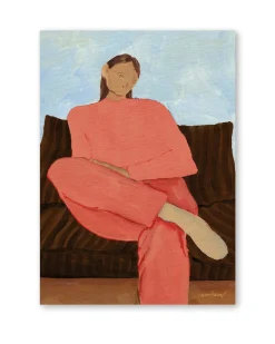 Wall of Art Hanna Peterson Lounge Pink