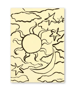 Wall of Art Hanna Peterson Sun Moon