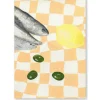 Wall of Art Isabelle Vandeplassche Olives And Fish