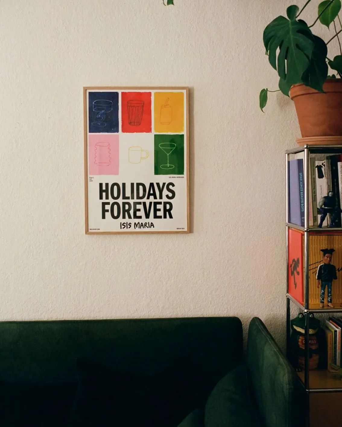 Wall of Art Isis-Maria Holidays Forever