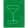 Wall of Art Limited Edition Isis-Maria Green Glass