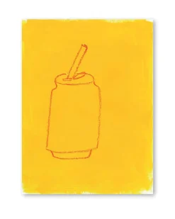 Wall of Art Limited Edition Isis-Maria Yellow Glass