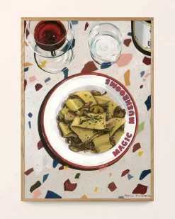 Wall of Art Magic Mushrooms Limited Edition By Lisa Larsson
