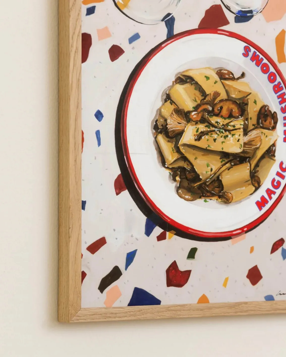 Wall of Art Magic Mushrooms Limited Edition By Lisa Larsson