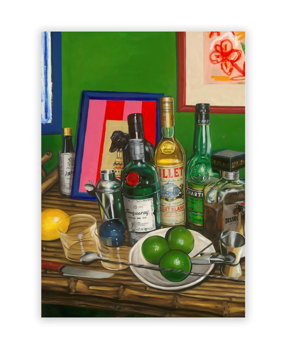 Wall of Art My Friends Bar Special Edition By Lisa Larsson