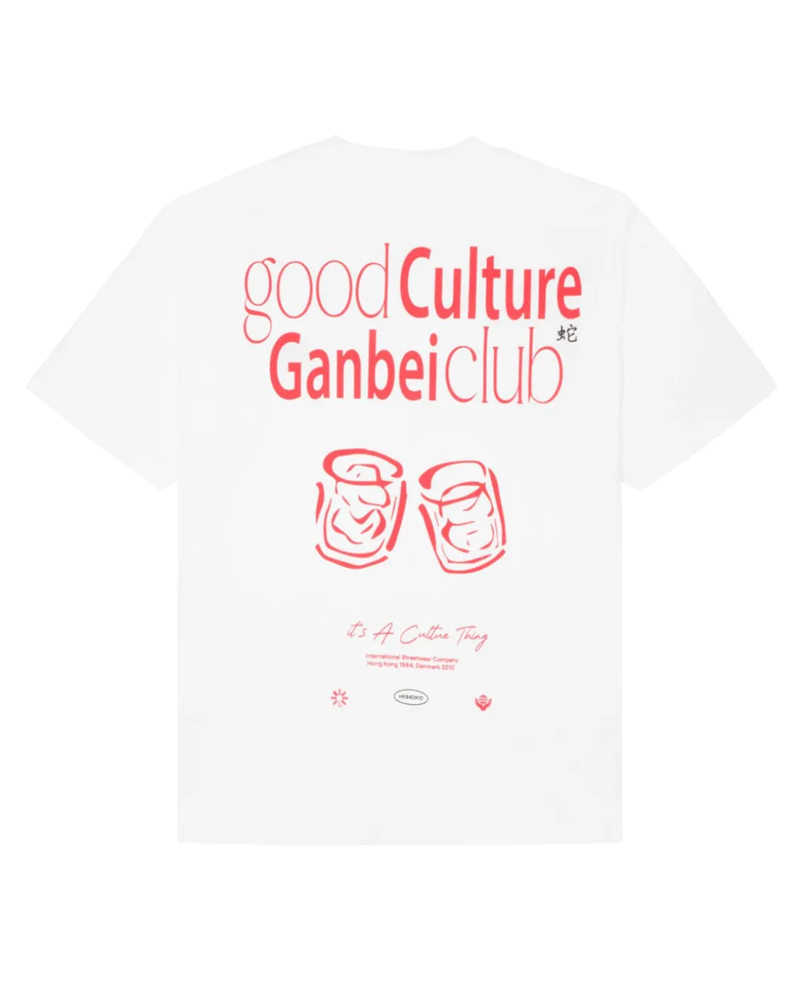 Woodbird Baine Ganbei Tee White