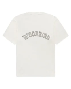 Woodbird Baine Waffel Tee Off White