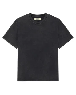 Woodbird Baine Washed Tee Black