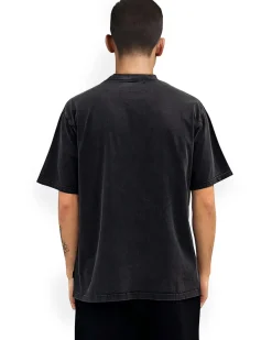 Woodbird Baine Washed Tee Black