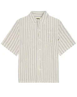 Woodbird Banks Weeve Shirt Off White