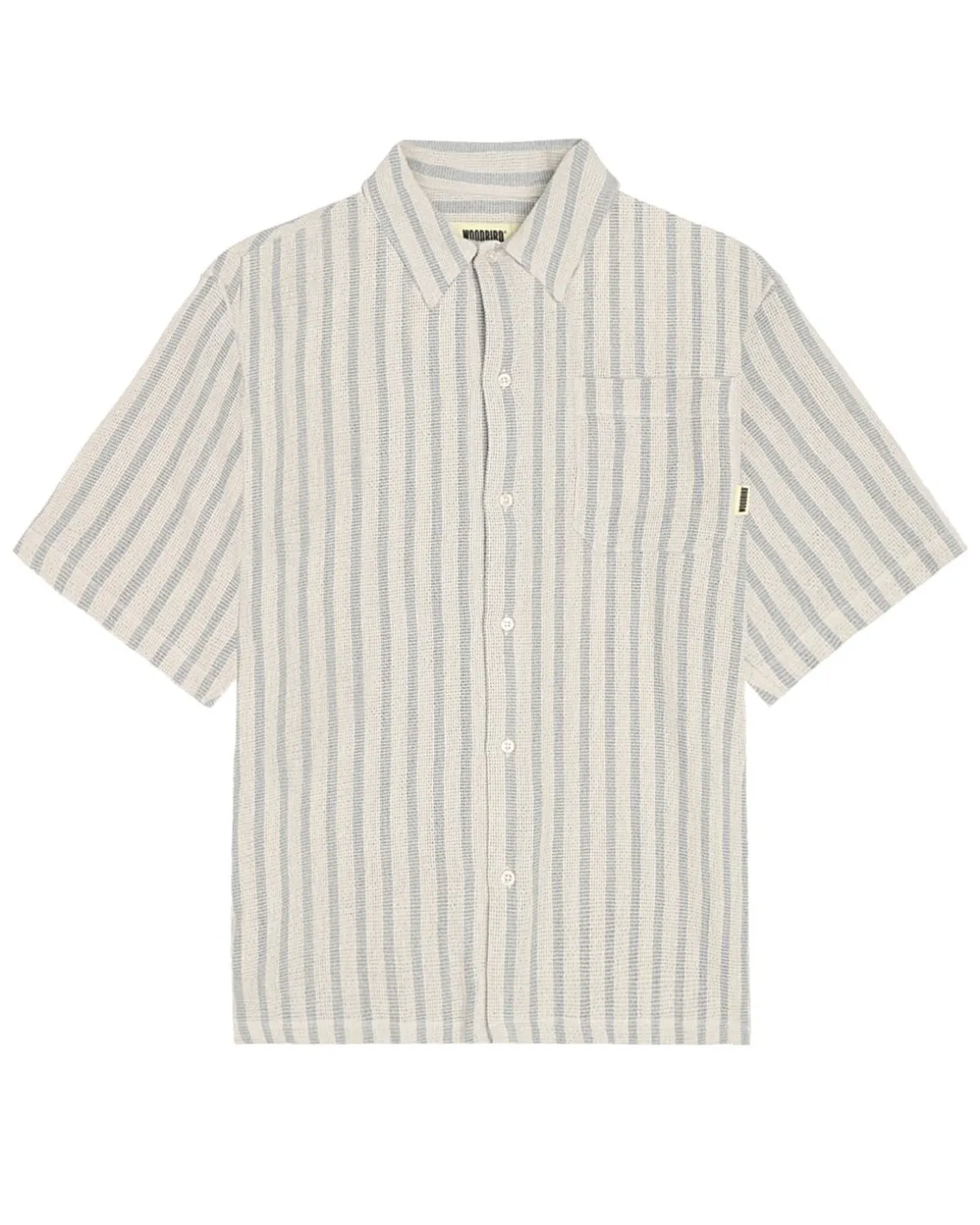 Woodbird Banks Weeve Shirt Off White