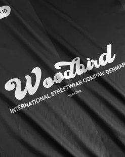 Woodbird Beam Sports Tee Black